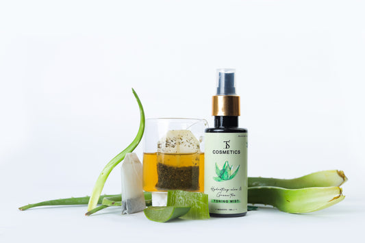 FACIAL TONING MIST | Hydrating Aloe & Green Tea Toning Mist ( For All Skin Type)